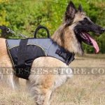 Belgian Tervuren Dog Harness Vest Nylon for Warming and Support