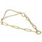 Show Dog Collar of Goldish Brass with Long Links, Herm Sprenger