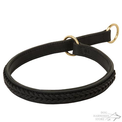 Leather Choke Collar for Dogs UK
