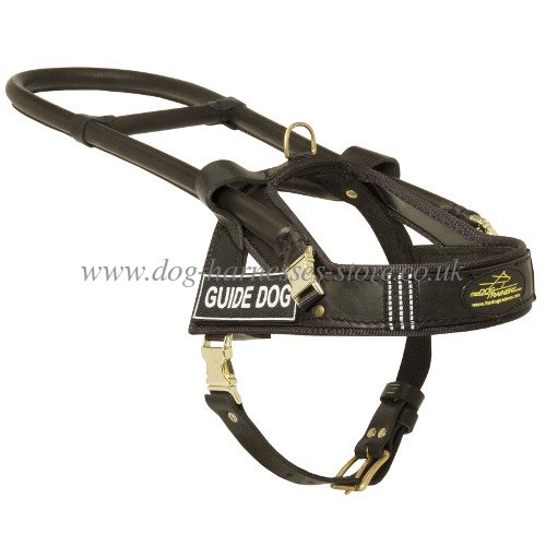 guide dog harness with handy handle-frame