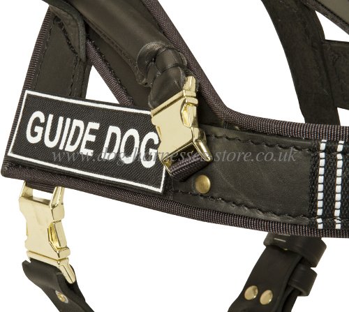 dog harness for guide dogs identification