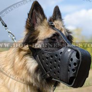 Custom Leather Dog Muzzle