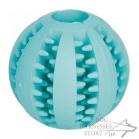 Dog Dental Ball with Menthol Smell for Training and Play