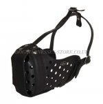 Boerboel Muzzle of Durable Leather for Agitation Training_1