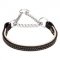 Leather Martingale Dog Collar Nappa Lined for Obedience