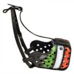 "Italiano Tricolore" Hand Painted Leather Dog Muzzle Italy Style