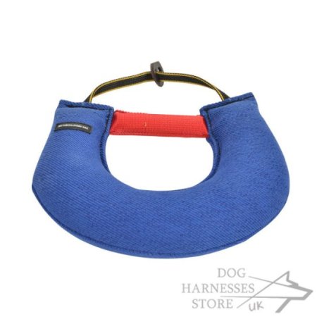 Dog Training Bite Tug Half-Moon Medium-Hard with Two Handles