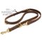Brown Leather Dog Lead for Training, Walking, Tracking