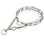 Prong Collar for Dog Training with Snaphook and Swivel D-Ring