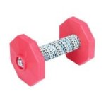 IGP Dog Dumbbell with Red Weight Plates, 650 g