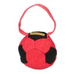Soft Bite Dog Toy Ball with Handle for Fun Interactive Training