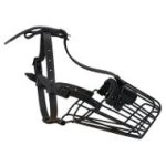 Wire Basket Cage Dog Muzzle with Antirust Cover for Malinois