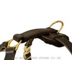 German Shepherd Leather Dog Harness for Walking and Training_2