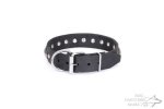 Dog Collar Real Leather "Silver Charm" FDT Artisan_3