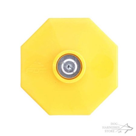 IGP Dog Dumbbell with Yellow Weight Plates, 650 g