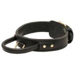 Bestseller! Leather Dog Collar with Handle for Agitation