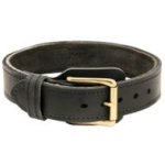 Leather Dog Collar for Agitation, Two-Ply, Wide and Extra Strong