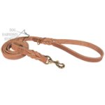 Leather Dog Leash Braided for Professional Training, Walking