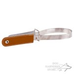 Metal Dog Grooming Rake for Short-Haired Breeds_1