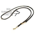 Round Leather Dog Leash, Diameter 1/5 Inch Wide, UK