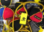 Dog Toy Ball on String for Training and Games, Soft and Stuffed_1