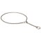 Dog Slip Collar Exclusive "Snake" Design, Chrome Plated Brass