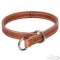 Leather Slip Collar for Dog Obedience, Double-Ply, Stitched