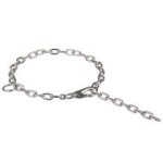 Dog Fur Saver with Snap Hook, Adjustable Choke Chain