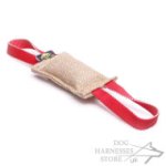 Jute Dog Bite Tug with 2 Handles for Puppy Training
