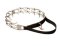 Stainless Steel Dog Pinch Prong Collar with Strong Nylon Handle
