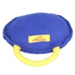 Dog Bite Tug Round Pillow of French Linen for Training_0