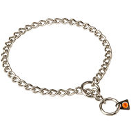 Chain Dog Collar of Stainless Steel by Herm Spenger, Germany