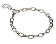 Fur Saver Choke Chain Chrome Plated for Long-Haired Dogs