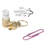 Strong ID Tag Metal Tube for dog collar or dog harness