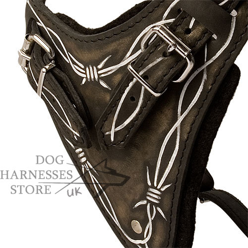 Handmade Dog Harness with Dog Sizes
