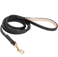 Dog Walking Leash Top Quality Leather and Nappa
Padded Handle