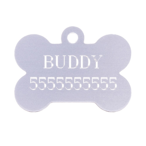 Bone Shaped Dog ID Tag