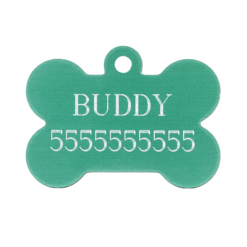 Dog Bone Pet ID Tag