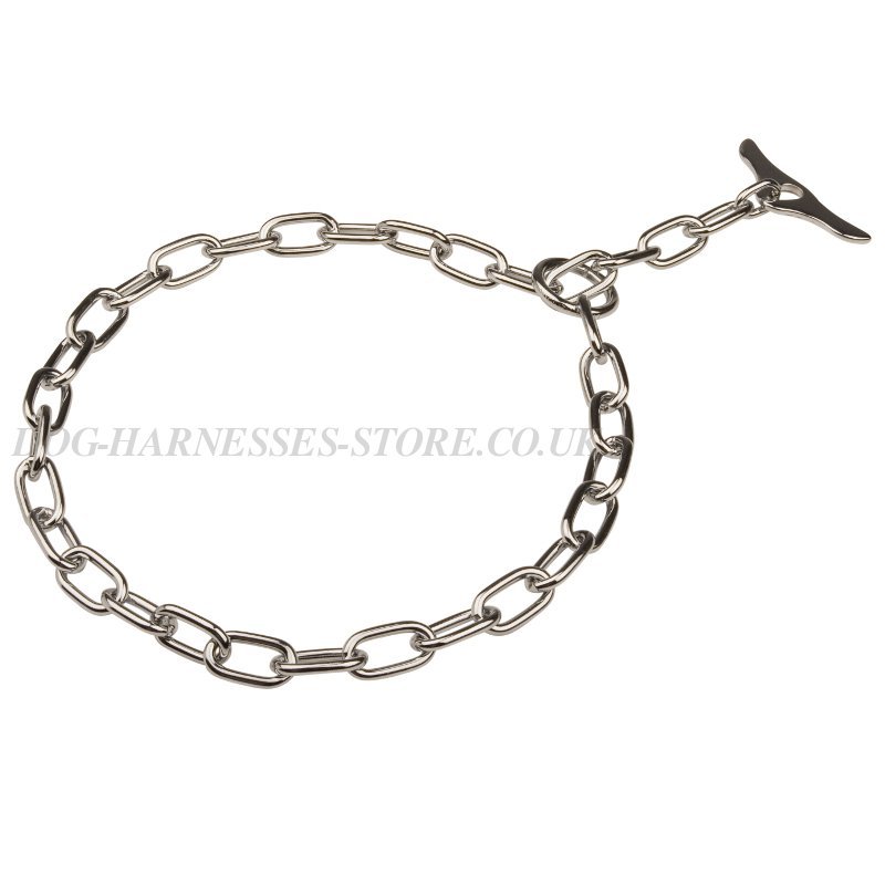 Fur Saver Collar with Toggle Dog Chain Collar UK