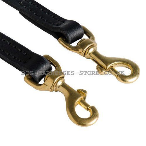 Leather Dog Leash Coupler