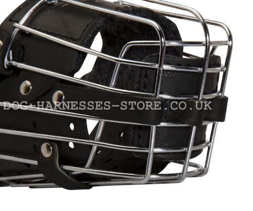 Metal Cage Dog Muzzle UK