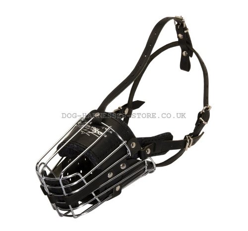 Wire Basket Cage Dog Muzzle UK