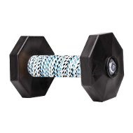 Dog Obedience Training Dumbbell with Black Weight Plates, 650 G