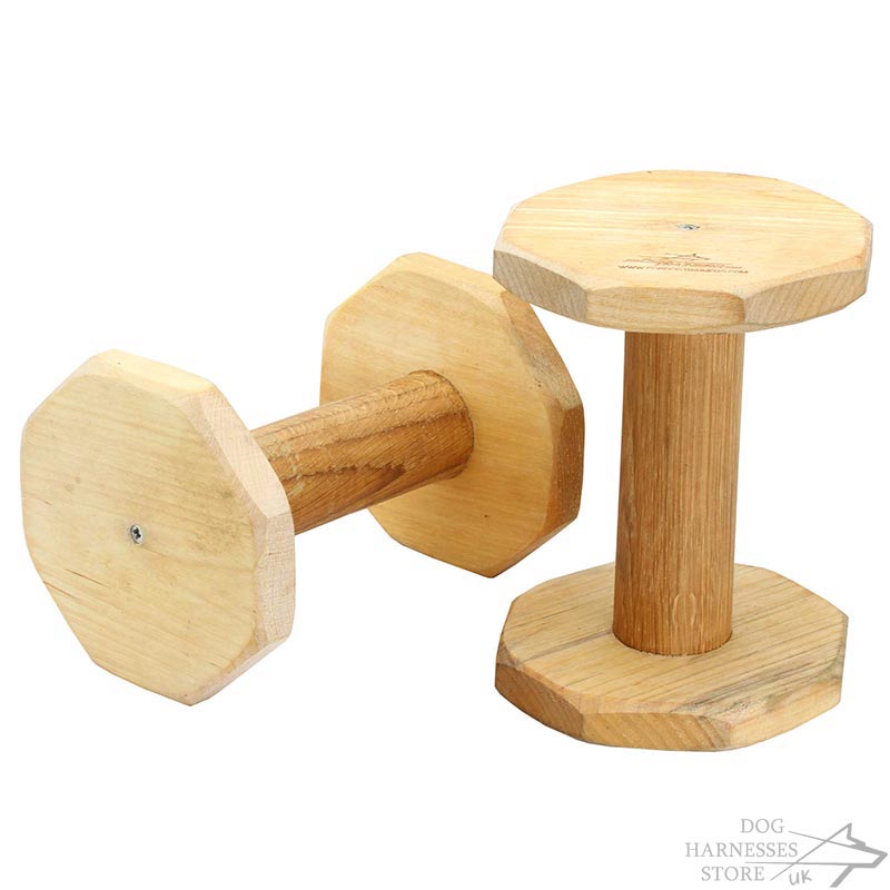 Wooden Dog Dumbbell for Basic Dog Training UK £17.30