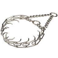 Dog Obedience Training Pinch Collar, Half-Check Martingale Dog Obedience Training Pinch Collar, Half-Check Martingale
