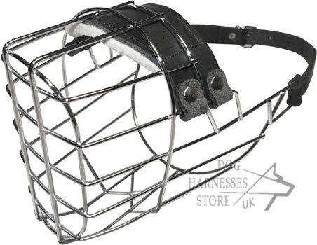 Wire Basket Cage Dog Muzzle