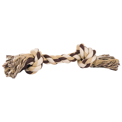 2-Knot Fiber Bone Dog Toy