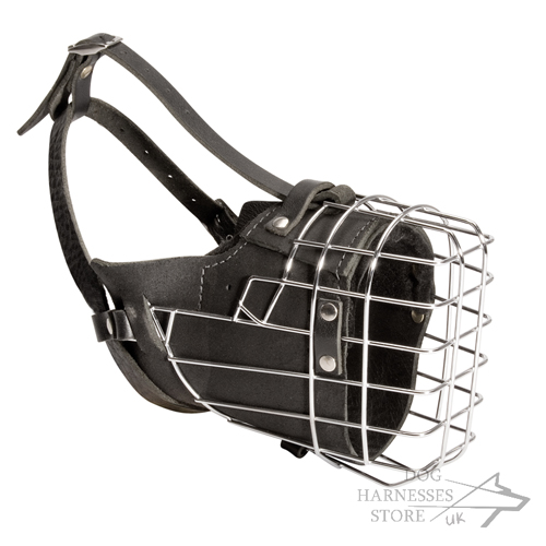 NEW Fully Padded Hard Working Dog Wire Muzzle