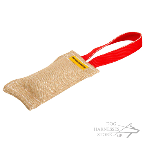 Short Jute Bite Tug with Loop- Handle