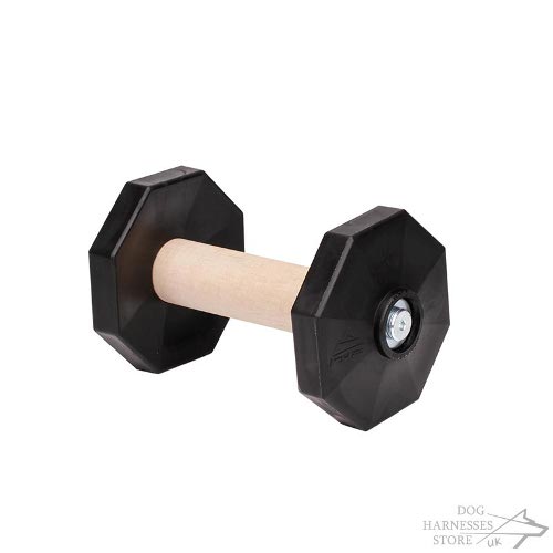 Wooden Dumbbell for Dogs Retrieve Training and IGP